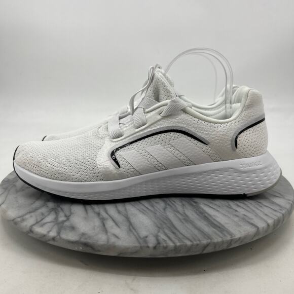 Adidas Womens Shoes 9 White Black Edge Lux 5 Athletic Running Sneakers H03865 - Picture 4 of 12